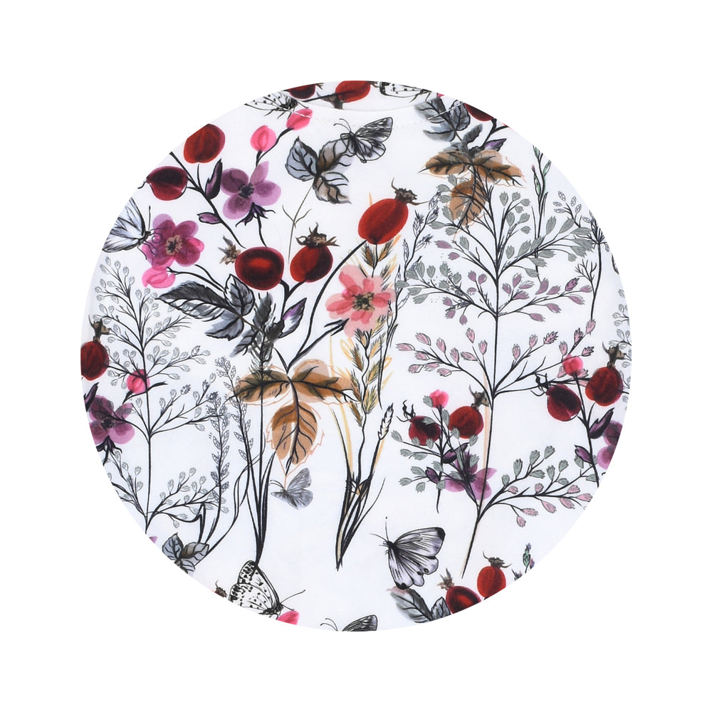 Signature comfy material and beautiful floral designs make these pajama sets a favorite for bedtime or lounging.