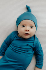 Experience unmatched comfort with our stretchy, soft baby gowns designed for easy diaper and clothing changes.