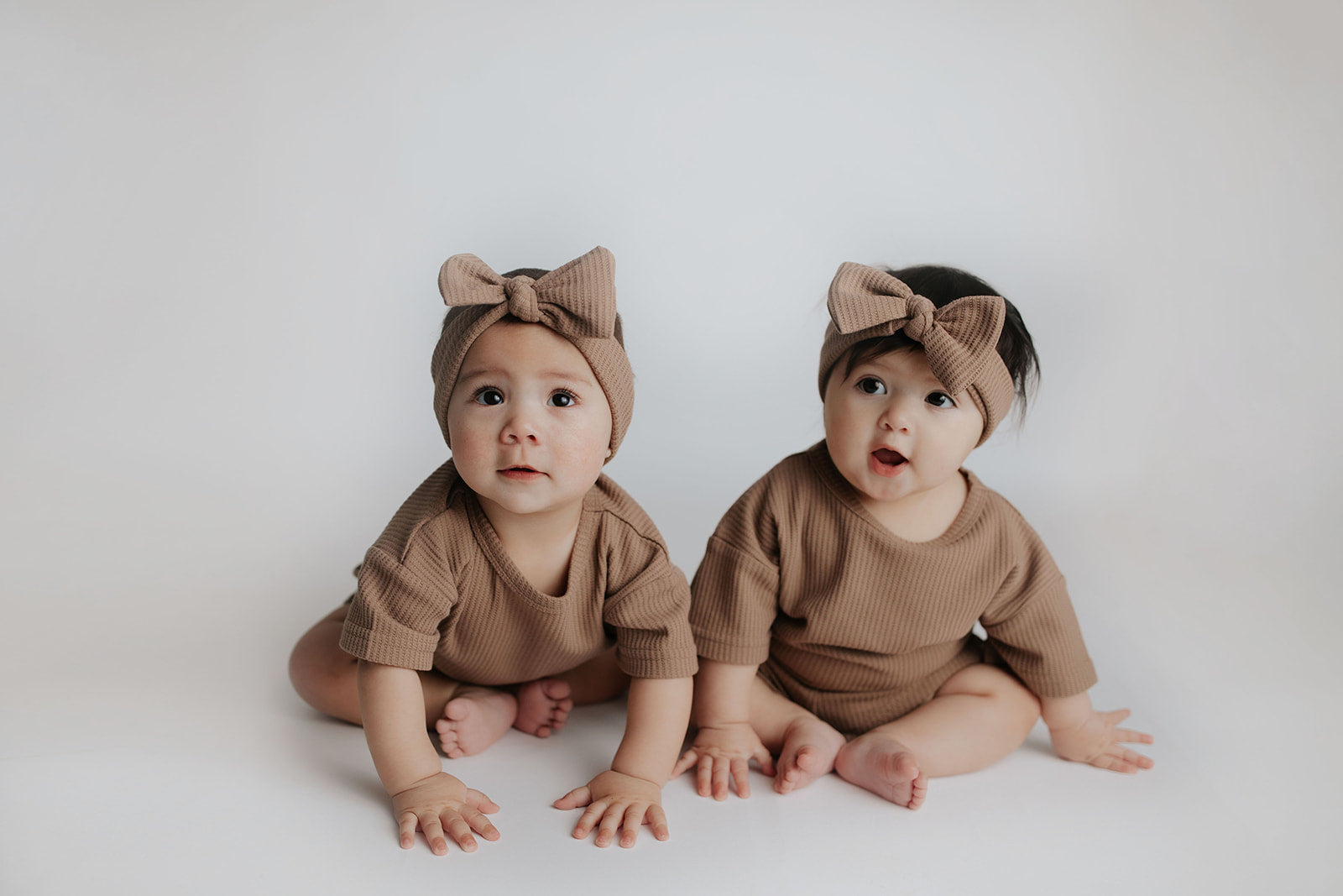 Buttery soft and stretchy knotted headbands, hand-tied for your little girl's comfort and adorable style.