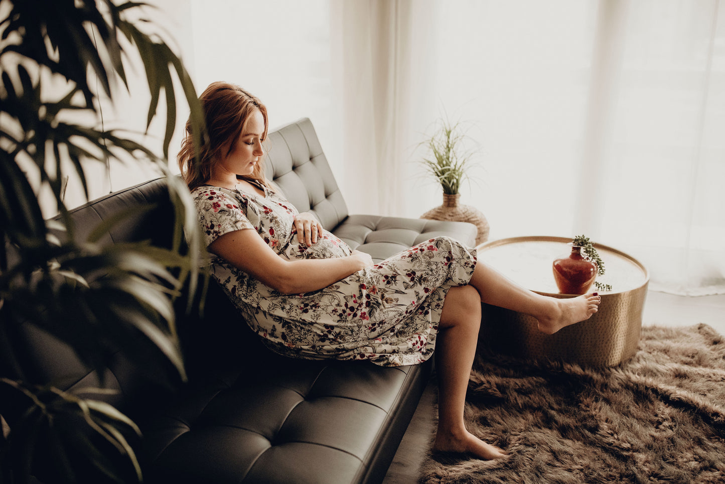 Floral Mommy Labor and Delivery Nursing Hospital Gown