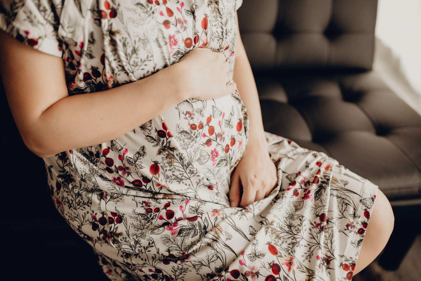 Floral Mommy Labor and Delivery Nursing Hospital Gown