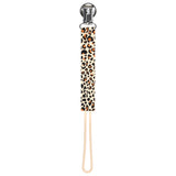 Leopard Silicone Pacifier Clip