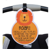 For when hands off my baby sounds too harsh—these cute signs say it for you!