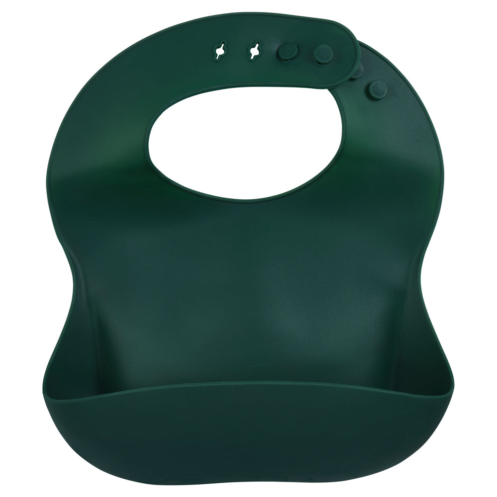 Designed in the USA, our food-grade silicone bibs with crumb catcher ensure comfort and cleanliness for your baby.