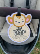 These signs are a great way to politely ask others to admire your precious baby from a distance and not touch them. The perfect gift for a new mom. Help stop the spread of contract germs that could wind your little one up in the hospital.

