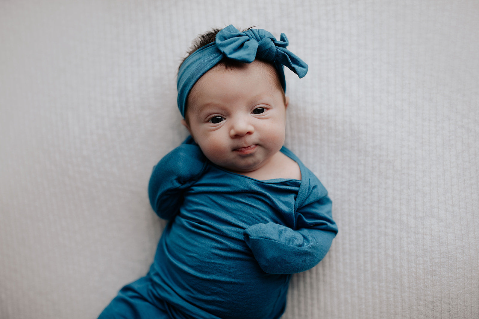 Newborn Jammies with buttery-soft fabric, fold-over mittens, footies for ultimate comfort and all-day coziness.