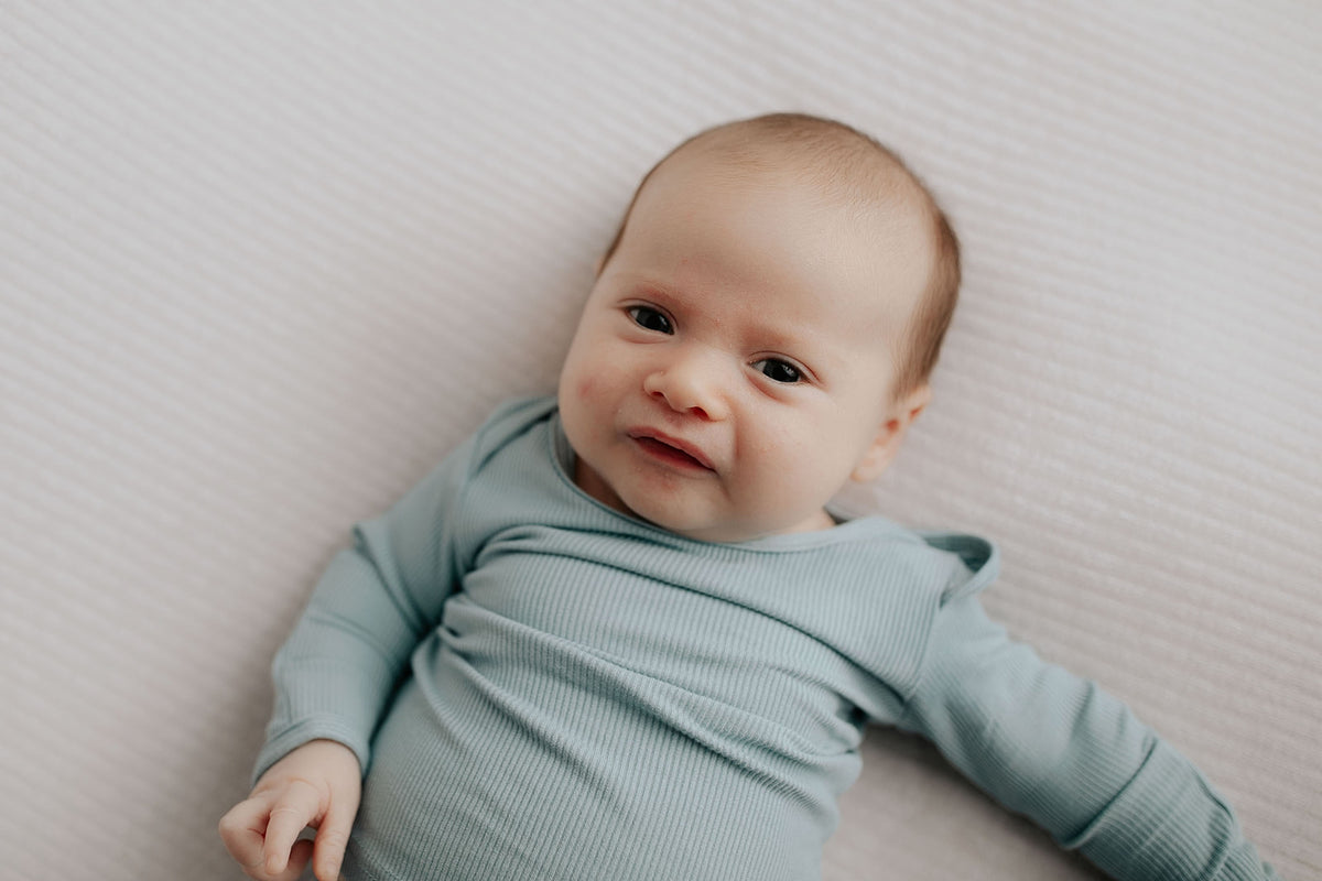 ultra soft pajamas for newborns Newborn Jammies with buttery-soft fabric, fold-over mittens, footies for ultimate comfort and all-day coziness.