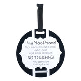 Micro Premies are babies born before 26 weeks or weighing less than 28 oz. Micro Preemies are more susceptible to germs. To keep them safe, add this Micro Preemie Sign on your car seat. 