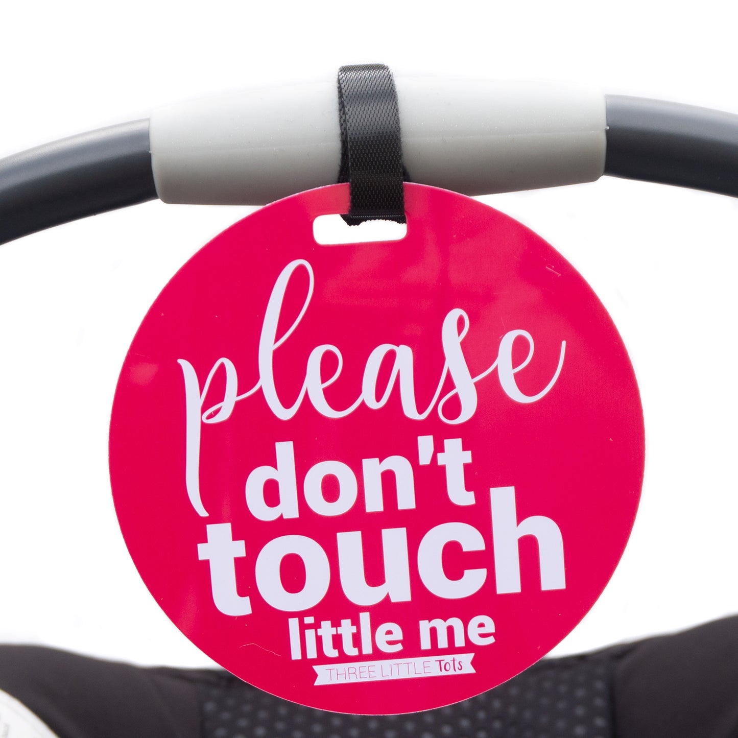 Please Don't Touch little me baby car seat no touching sign