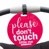 Please Don't Touch little me baby car seat no touching sign