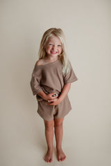 Simplify dressing with our adorable two-piece sets, perfect for your little one's comfort and style.