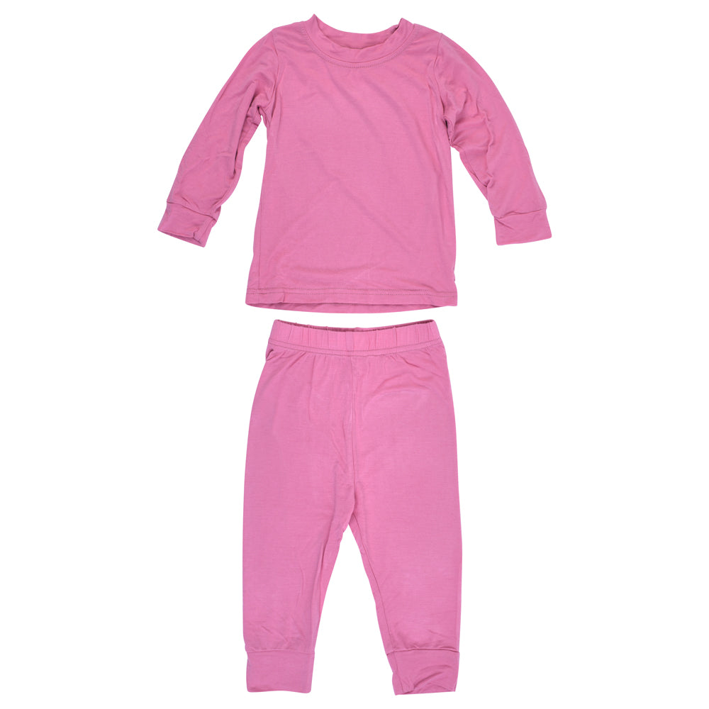 Three Little Tots Rose Jammies, alternate angle