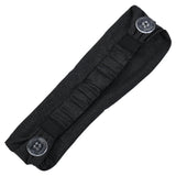 Comfortable headbands with button enclosure make mask-wearing easy for nurses on long shifts.
