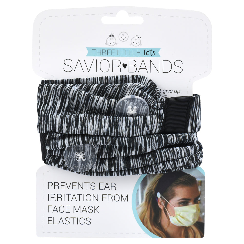 Three Little Tots Black and White Savior Bands, extra product detail