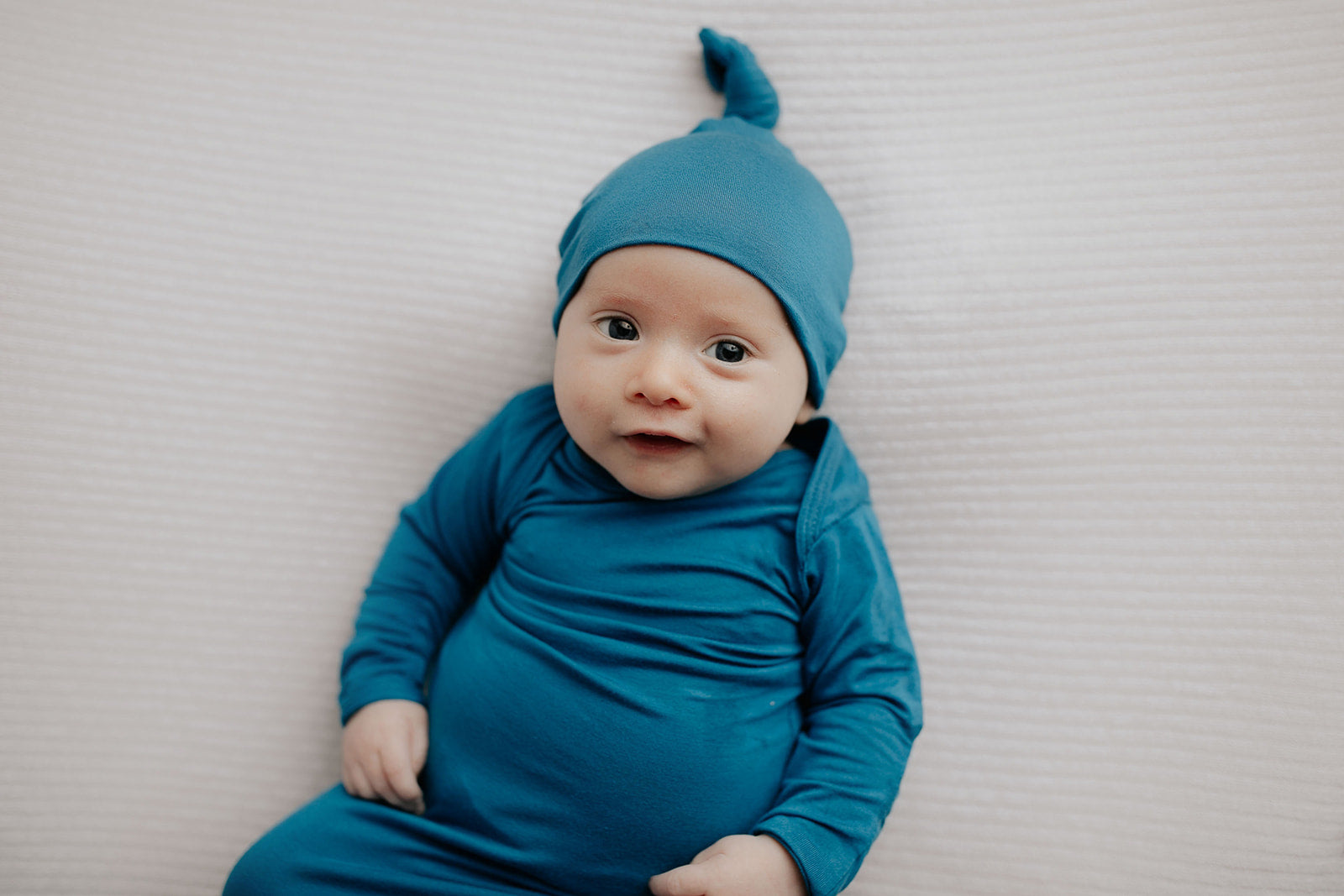 Experience unmatched comfort with our stretchy, soft baby gowns designed for easy diaper and clothing changes.
