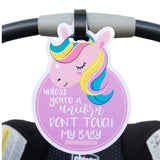 Newborn Unicorn Please Don't Touch My Baby Car Seat Sign