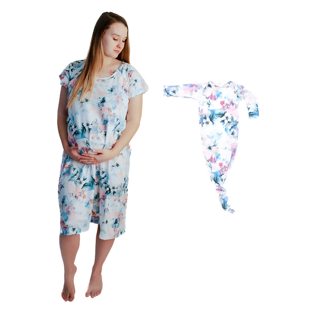 Watercolor Mommy & Me Gowns