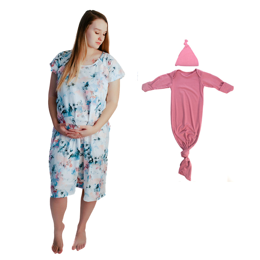 Watercolor Mommy & Me Gowns